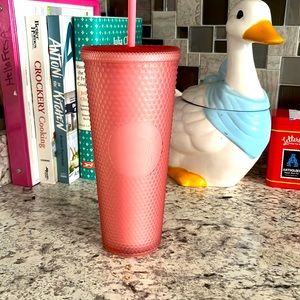 24 oz pink Starbucks Tumbler